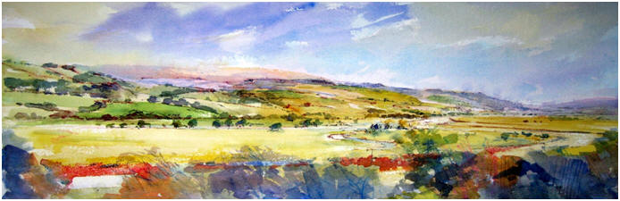 Hillary Carr Art in the Lune Valley Watercolour Courses for the Beginer