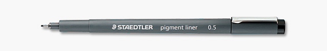 Staedtler pigment fine liner pen