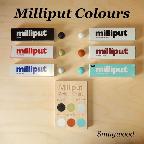 milliput putty colours