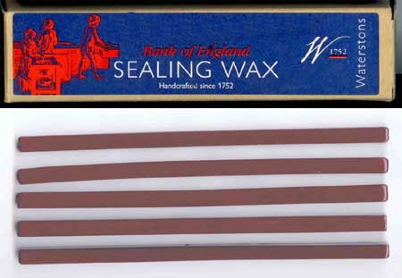 Bank of England - Red Sealing wax