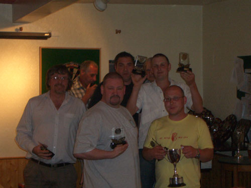 Kings Arms Kirkby Lonsdale Lune Valley Pool Team 2008 Team Knockout Champions